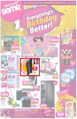 Game : Everything's Birthday Better (27 April - 03 May 2022), page 1