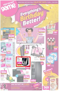 Game : Everything's Birthday Better (27 April - 03 May 2022), page 1