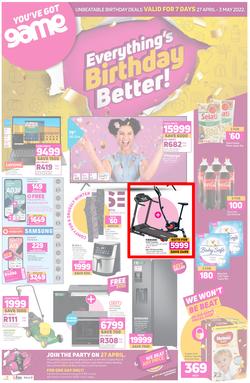 Game : Everything's Birthday Better (27 April - 03 May 2022), page 1