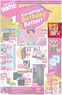 Game : Everything's Birthday Better (27 April - 03 May 2022), page 1