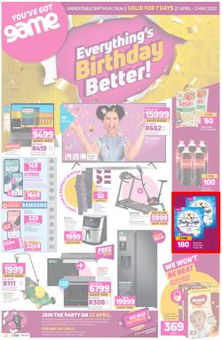 Game : Everything's Birthday Better (27 April - 03 May 2022), page 1