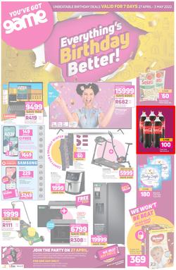 Game : Everything's Birthday Better (27 April - 03 May 2022), page 1