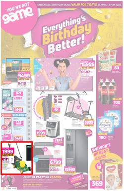 Game : Everything's Birthday Better (27 April - 03 May 2022), page 1