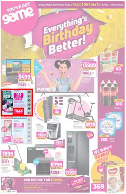 Game : Everything's Birthday Better (27 April - 03 May 2022), page 1