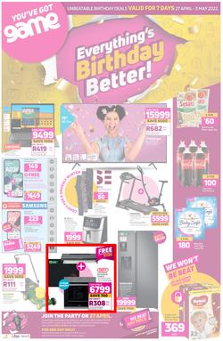 Game : Everything's Birthday Better (27 April - 03 May 2022), page 1