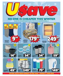 Usave Northern Cape & Free State : No One Is Cheaper This Winter (20 May - 09 June 2024)
