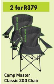 Campmaster classic 200 chair 2025