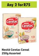 Nestle Cerelac Cereal 250g Assorted- For Any 2