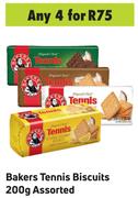 Bakers Tennis Biscuits 200g Assorted- For Any 4