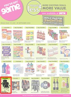 Game : More 4 Less (01 July - 30 September 2022) , page 1