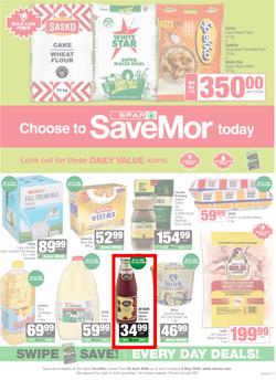 SPAR SaveMor Eastern Cape : Choose To SaveMor Today (22 April - 08 May 2026), page 1
