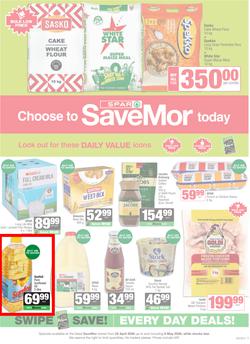SPAR SaveMor Eastern Cape : Choose To SaveMor Today (22 April - 08 May 2026), page 1