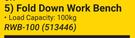 Ryobi Fold Down Work Bench RWB-100