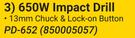 Ryobi 650W Impact Drill PD-652