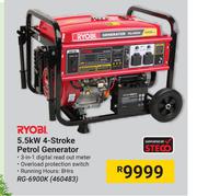 Ryobi 5.5 KW 4 Stroke Petrol Generator RG-6900K