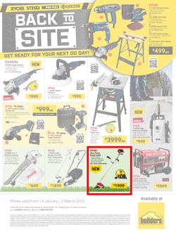 Builders : Ryobi (14 January - 02 March 2025), page 1