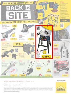Builders : Ryobi (14 January - 02 March 2025), page 1
