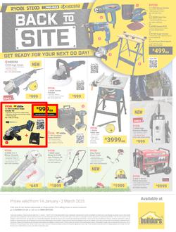 Builders : Ryobi (14 January - 02 March 2025), page 1