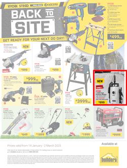 Builders : Ryobi (14 January - 02 March 2025), page 1