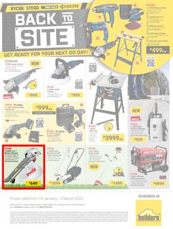 Builders : Ryobi (14 January - 02 March 2025), page 1