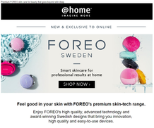 @Home : Foreo Sweden (Request Valid Dates From Retailer)