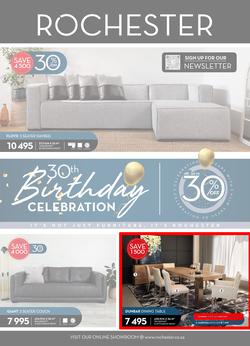 Rochester : 30th Birthday Celebration (19 August - 22 September 2024), page 1