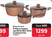 Bennett Read 6-Piece Copper And Rock Non-Stick Cookware Set-Per Set