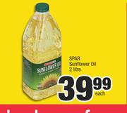 Spar Sunflower Oil-2Ltr Each