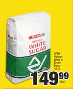 Spar Refined White Or Brown Sugar-10Kg Each