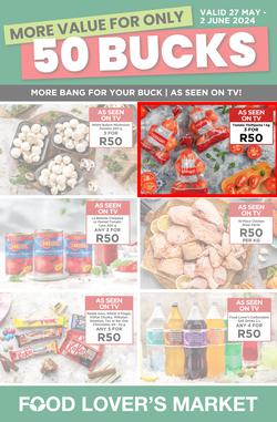 Food Lover's Market : More Value For Only 50 Bucks (27 May - 02 June 2024), page 1