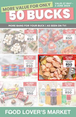 Food Lover's Market : More Value For Only 50 Bucks (27 May - 02 June 2024), page 1