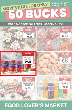 Food Lover's Market : More Value For Only 50 Bucks (27 May - 02 June 2024), page 1