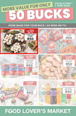 Food Lover's Market : More Value For Only 50 Bucks (27 May - 02 June 2024), page 1