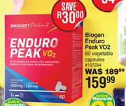 Biogen Enduro Peak VO2-60 Capsules
