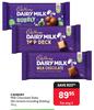 Cadbury Milk Chocolate Slabs (All Variants Including Bubbly)-For Any 3 x 150g