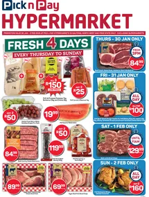 Pick n Pay Hypermarket Gauteng, North West & Free State : Fresh Specials (30 January - 02 February 2025)