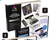 Kenzel Art Nation 37-Piece Pencil Drawing Set or 35-Pieces Water Colour Set-Per Set