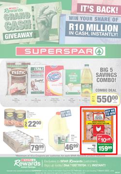 SUPERSPAR EASTERN CAPE : Grand Cash Giveaway (22 February - 07 March 2022) | Valid In Butterworth, Cofimvaba, Daku, Engcobo, Georgious, Highway, Kwantu, Mdantsane, Ndu, New Brighton, Protea, page 1