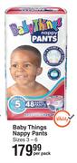 Baby Things Nappy Pants Sizes 3-6-Per Pack