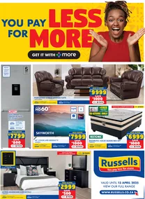 Russells : You Pay Less For More (17 March - 13 April 2025)