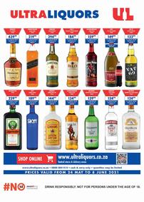 Ultra Liquors : Specials (24 May - 08 June 2021)