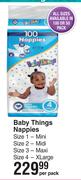 Baby Things Nappies-Per Pack