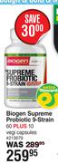 Biogen Supreme Probiotic 9 Strain-60 Plus 10 Vegi Capsules