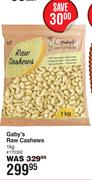 Gaby's Raw Cashews-1kg