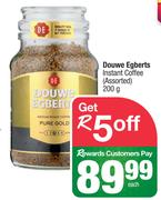 Douwe Egberts Instant Coffee (Assorted)-200g