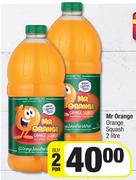 Mr. Orange Orange Squash-For 2 x 2Ltr