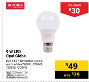Eurolux 9W LED Opal Globe
