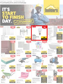Builders Western Cape : It's Start to Finish Day (07 October - 31 December 2025), page 1