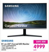 Samsung 81cm(32") Curved LED Monitor 403333-Each