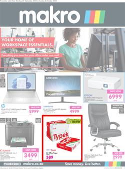 Makro : Your Home Of Workspace Essentials (25 September - 08 October 2023), page 1